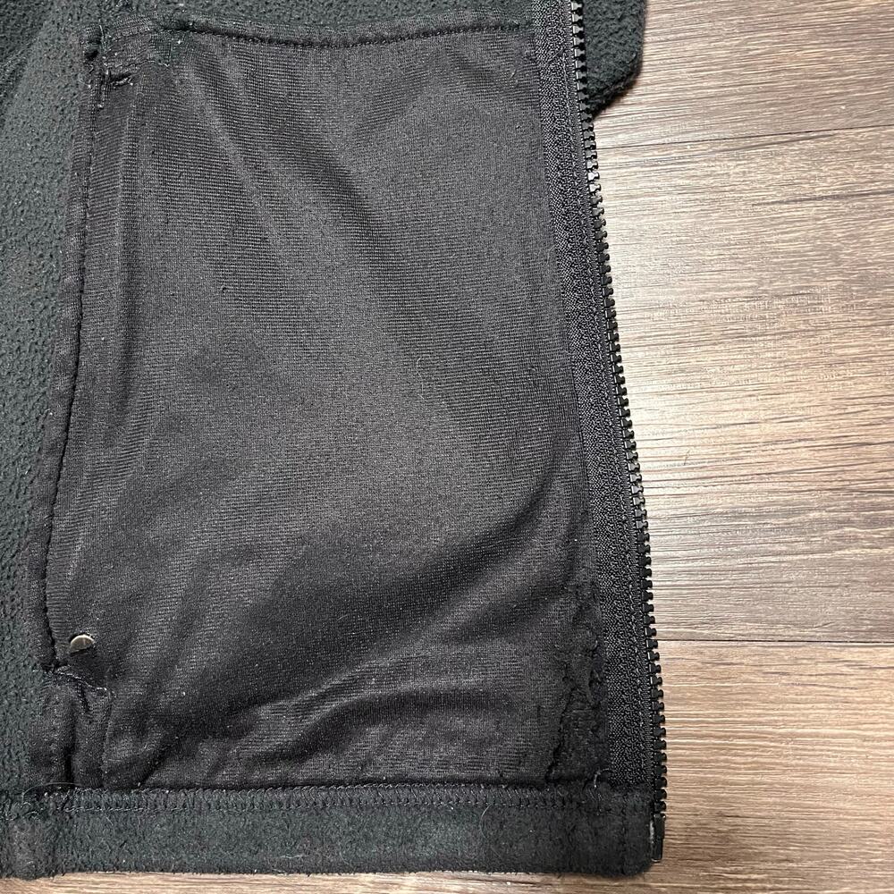 The North Face Black Full Zip Fleece Jacket Women’s M Soft Warm Cinch  Flawed - Picture 8 of 12